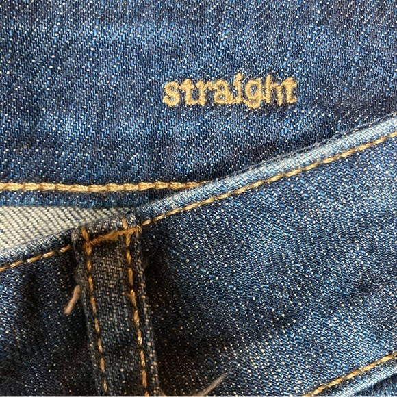 Simply Vera Vera Wang Womens Straight Cropped Jeans Size 6 Blue Dark Wash - Picture 9 of 12